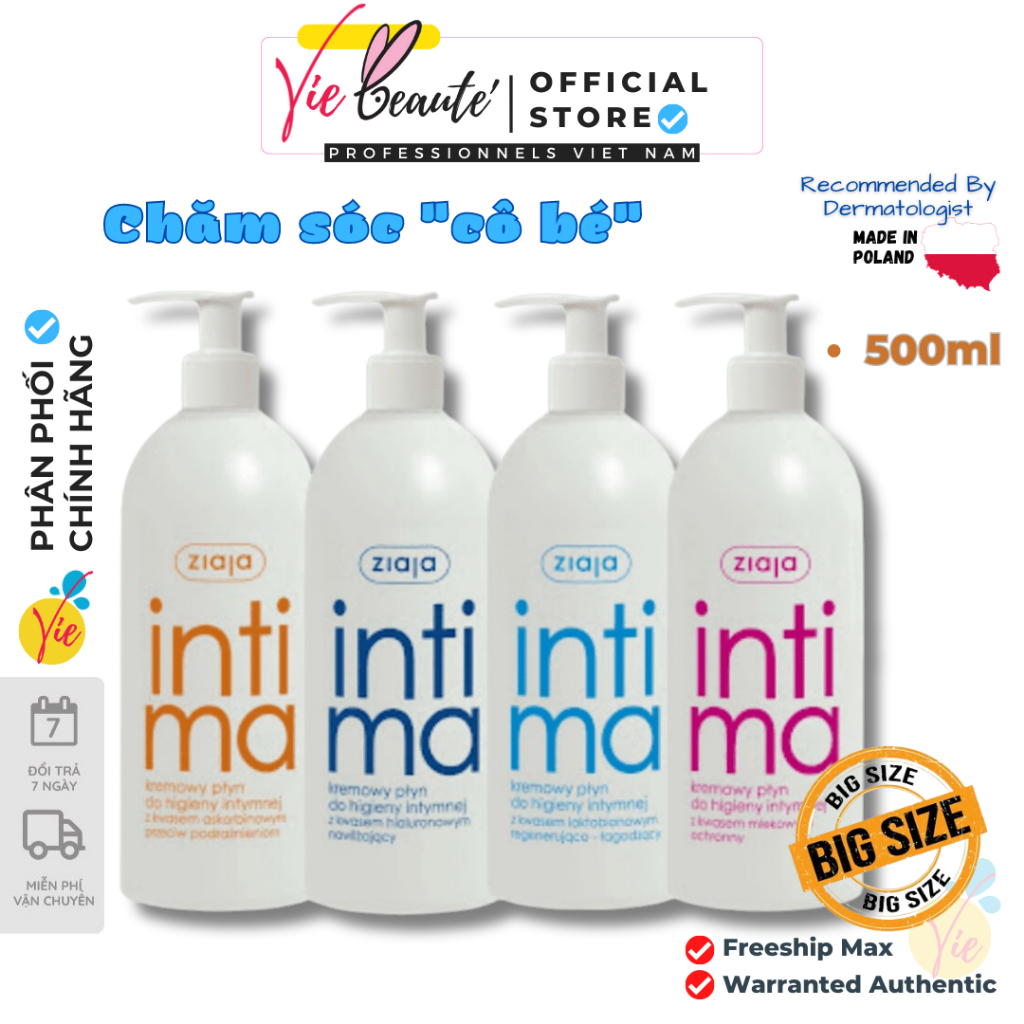 Dung Dịch Vệ Sinh Intima 500ml