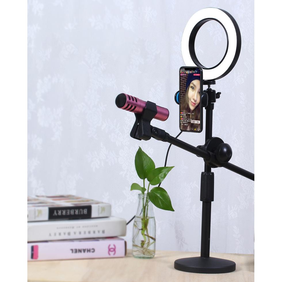 Bộ Phát LIVESTREAM SIÊU HOT, Bộ Live Có Đèn L.E.D Siêu Đẹp 4in1, Bộ Live Có Cây Gắn Điện Thoại, Cây Livestream Có Đèn Và Mic, Phụ Kiện Điện Thoại, Với Thiết Kế Hiện Đại Chắc Chắn, Bộ Live Đa Năng Có Thể Hát Livestream, Bán Online…