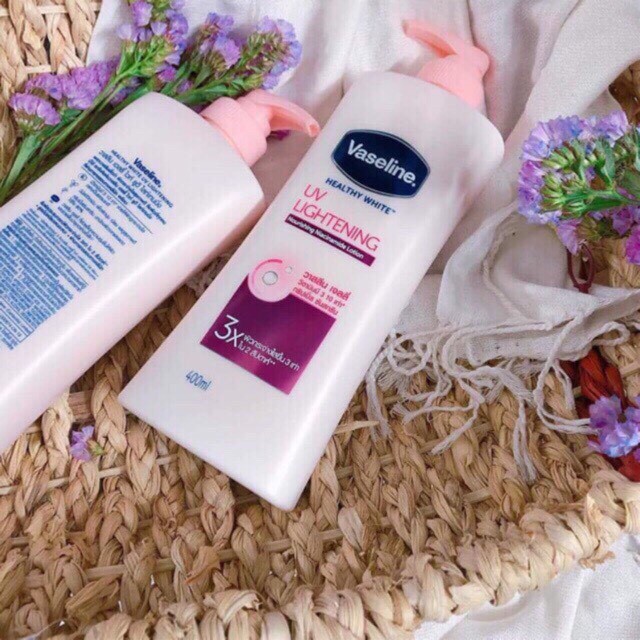 Dưỡng Thể Vaseline Healthy Lightening 3X Chống Uv Thái Lan 400Ml