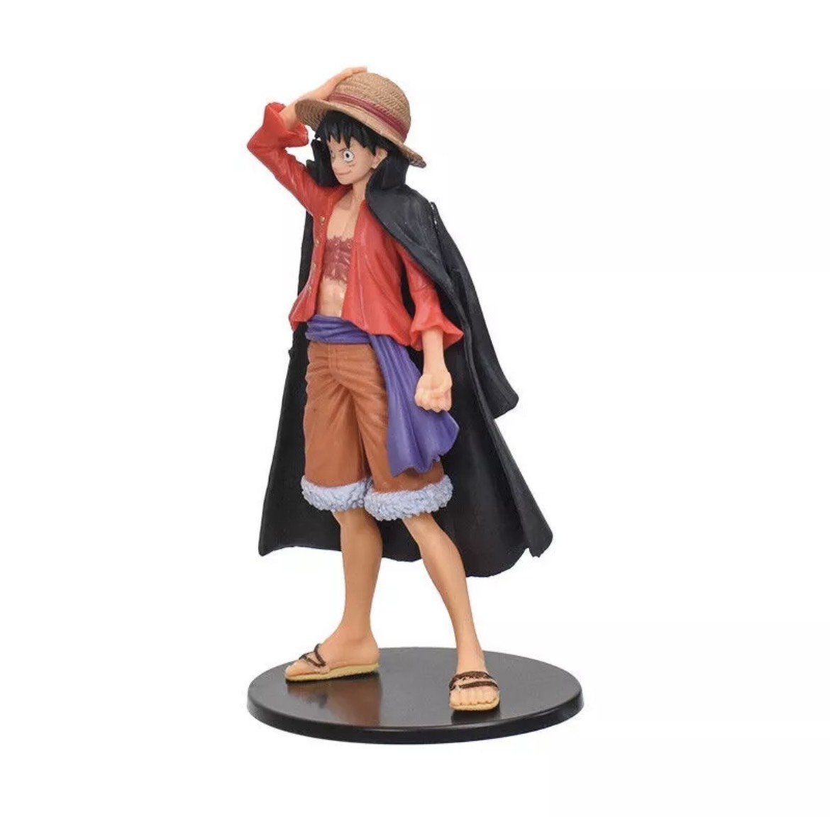 Mô hình one piece luffy mặc áo choàng đen cao 16cm - no box