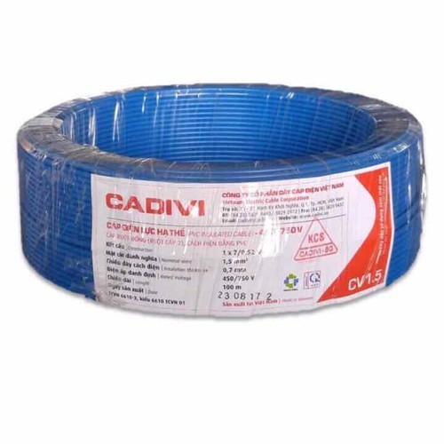 Dây điện đơn 1.5 cadivi 50 mét