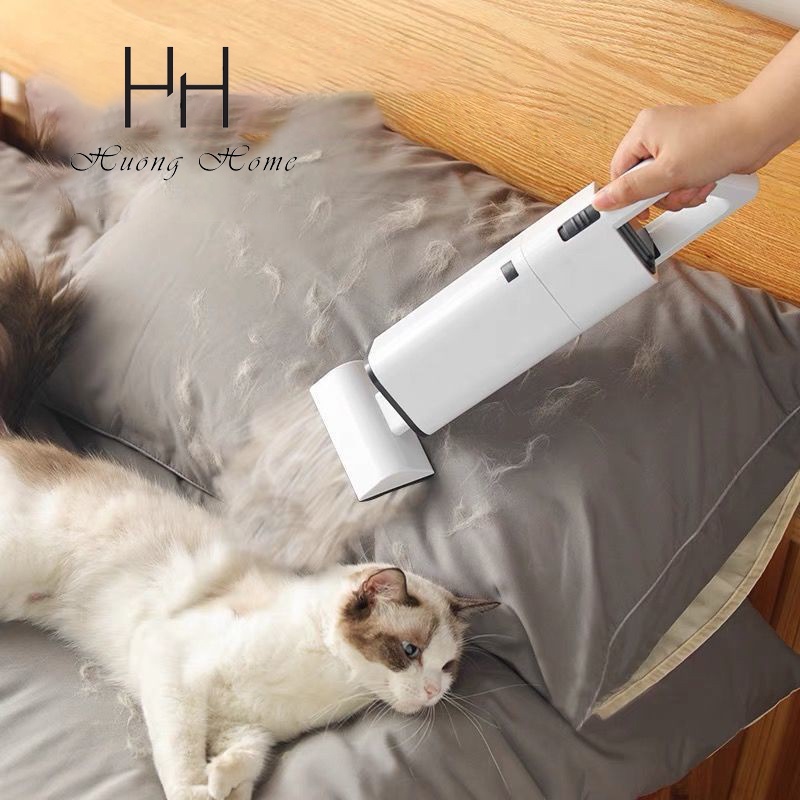 Máy hút bụi mini cầm tay akeisi không dây - thiết bị hút bụi xe hơi cao cấp - tặng kèm lõi lọc & túi đựng máy cao cấp