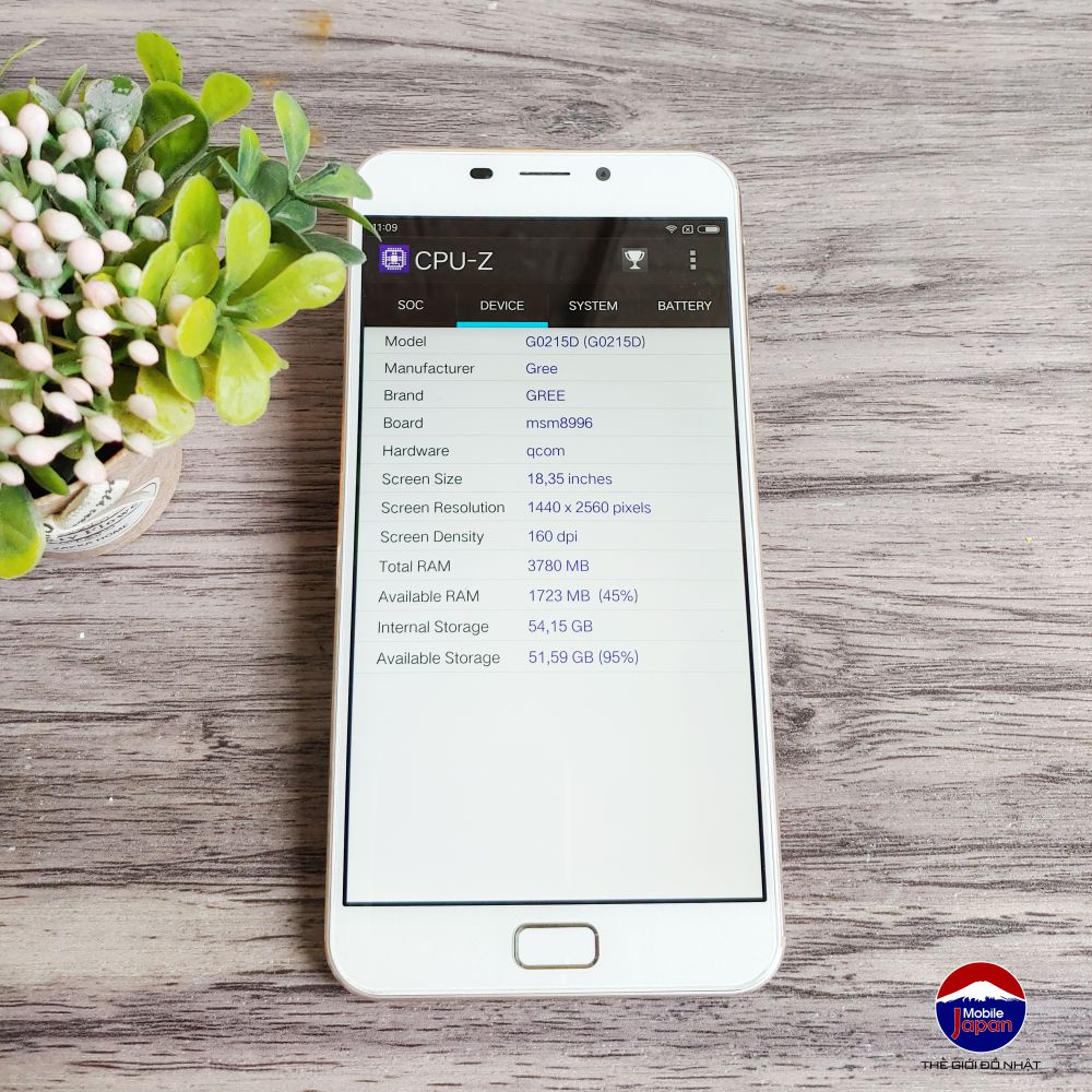 Điện thoại Gree G0215D - Màn hình 6 Inch 2K, Ram 4gb Bộ Nhớ 64GB , 2 Sim, Tiếng Việt