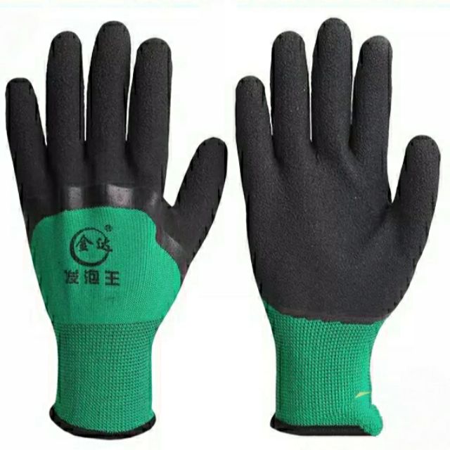 Găng Tay Bảo Hộ Lao Động Cao Cấp phủ cao su La-tex Mã F598