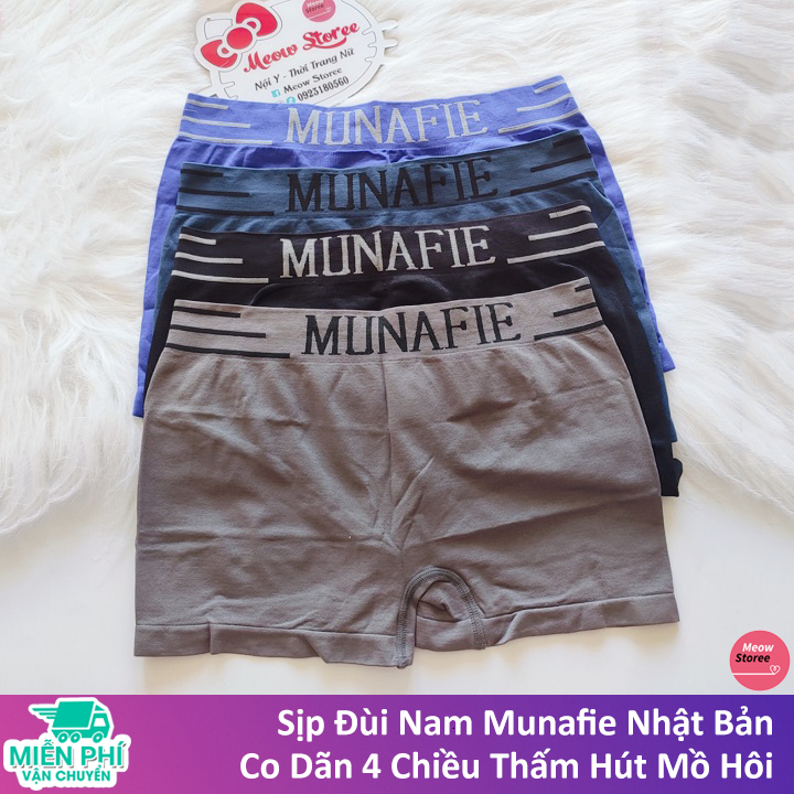 Quần Sịp Đùi Nam Boxer Nhật Bản Cao Cấp - Quần Lót Nam Cotton Thoáng Mát (Ảnh thật)