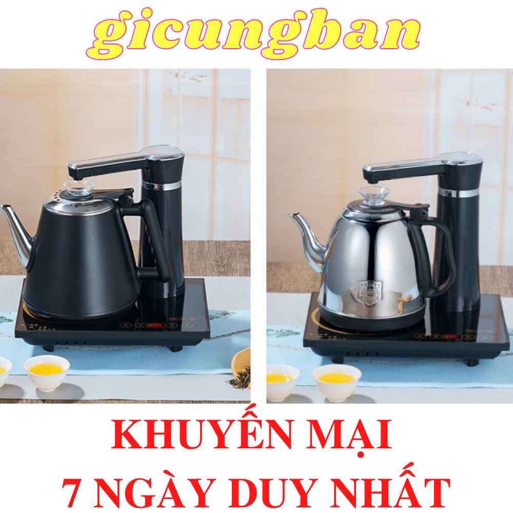 Ấm điện bàn trà bộ ấm đun tự động bơm nước pha trà tại bàn ấm đun đa năng thông minh vòi cấp nước tự động xoay, ấm đun nước siêu tốc bàn trà điện thông minh