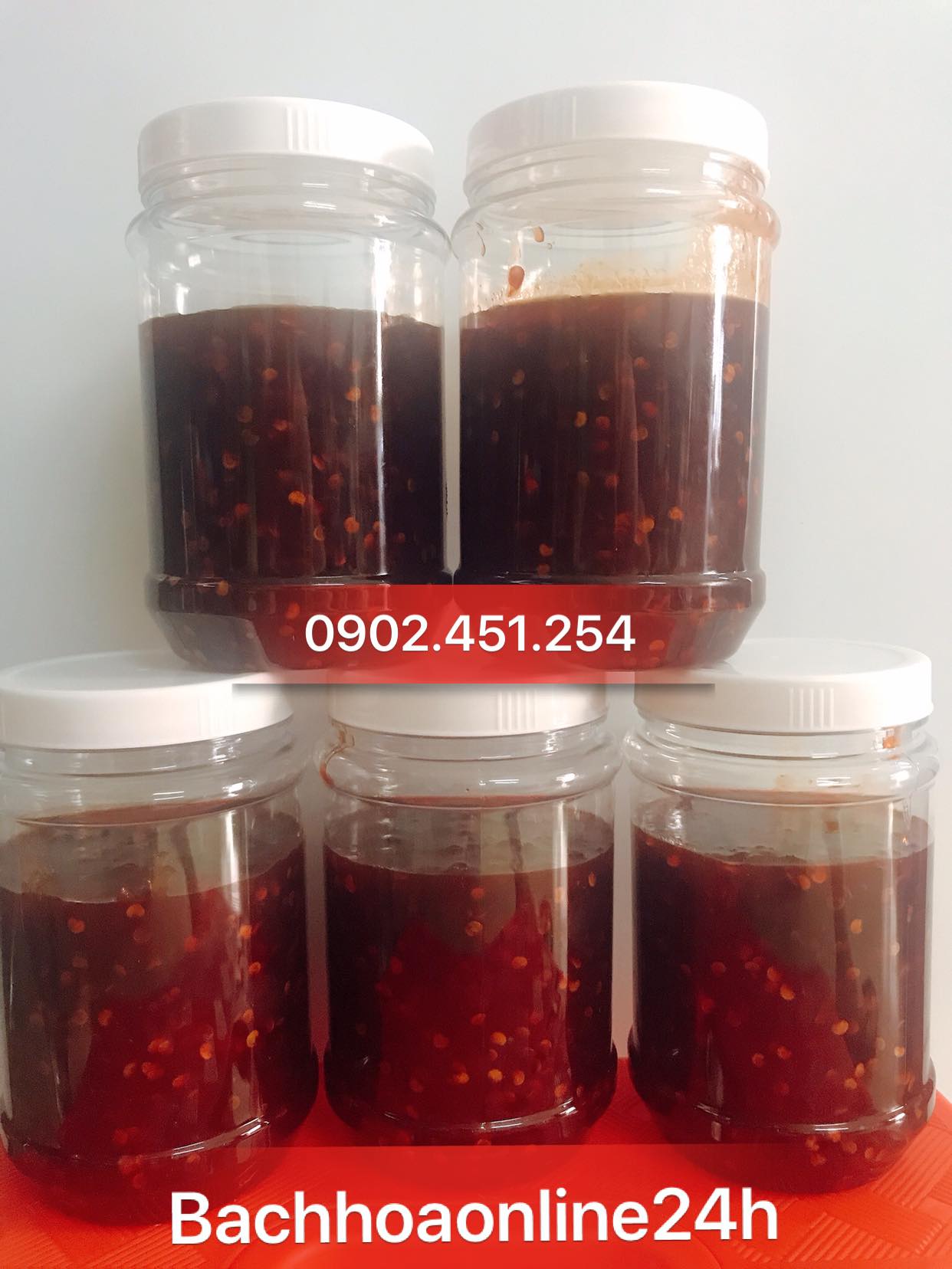 HCM- Hủ 500g Tương Ớt Xào Hội An - Ớt Rim Miền Trung thơm ngon