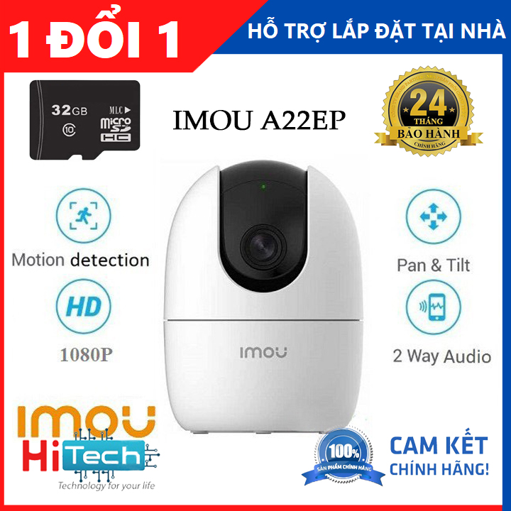 Camera wifi, không dây 2.0MP Ranger 2 IPC-A22EP-IMOU