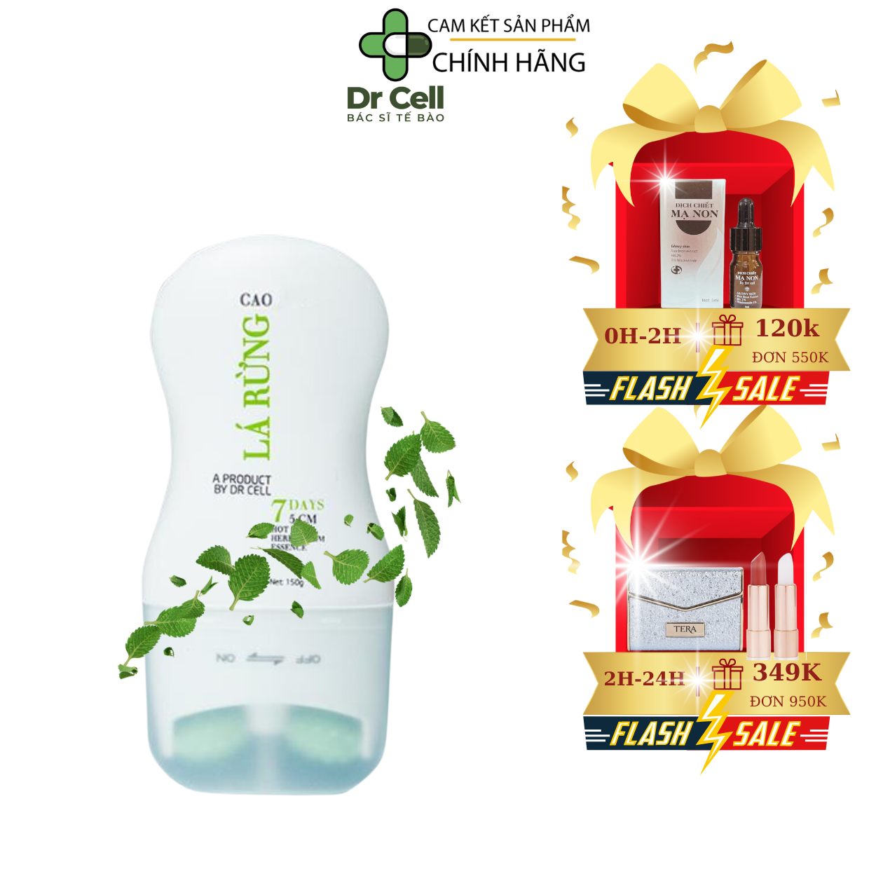 Gel tan mỡ bụng cao lá rừng 150g hiệu quả giảm mỡ trong 2 tuần