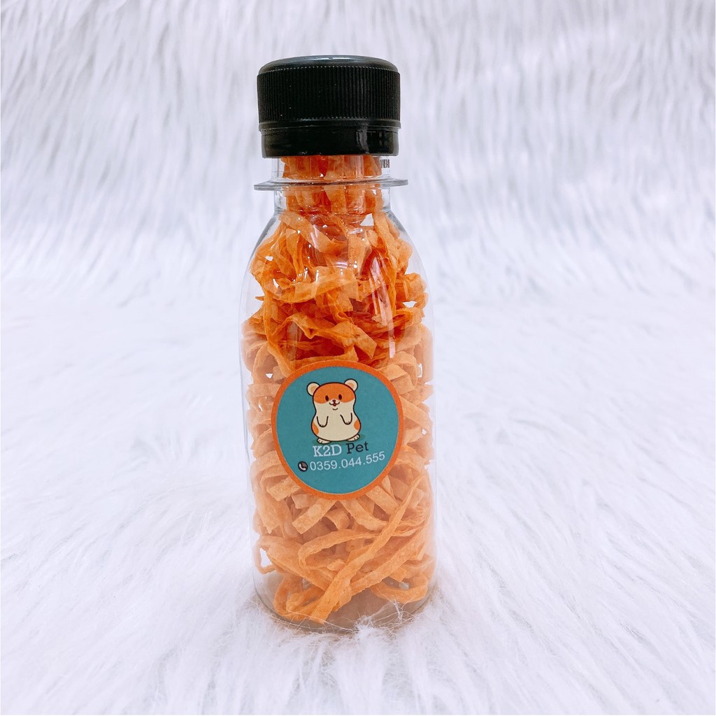 [Hoàn tiền 10%]Snack Cua Sợi Cho Hamster Lọ 100ml