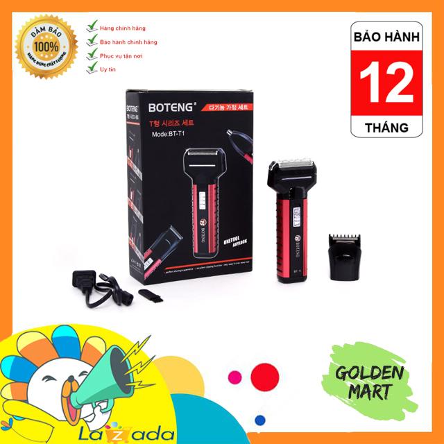 Máy cạo râu boteng bt-t1 kiêm tông đơ cắt tóc tỉa lông mũi 3 trong 1