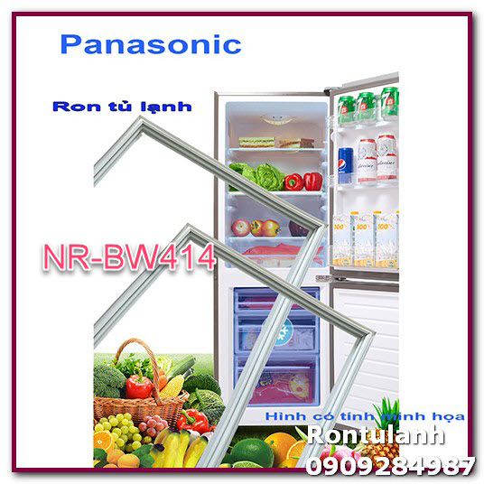 Ron cửa cho tủ lạnh panasonic model nr-bw414