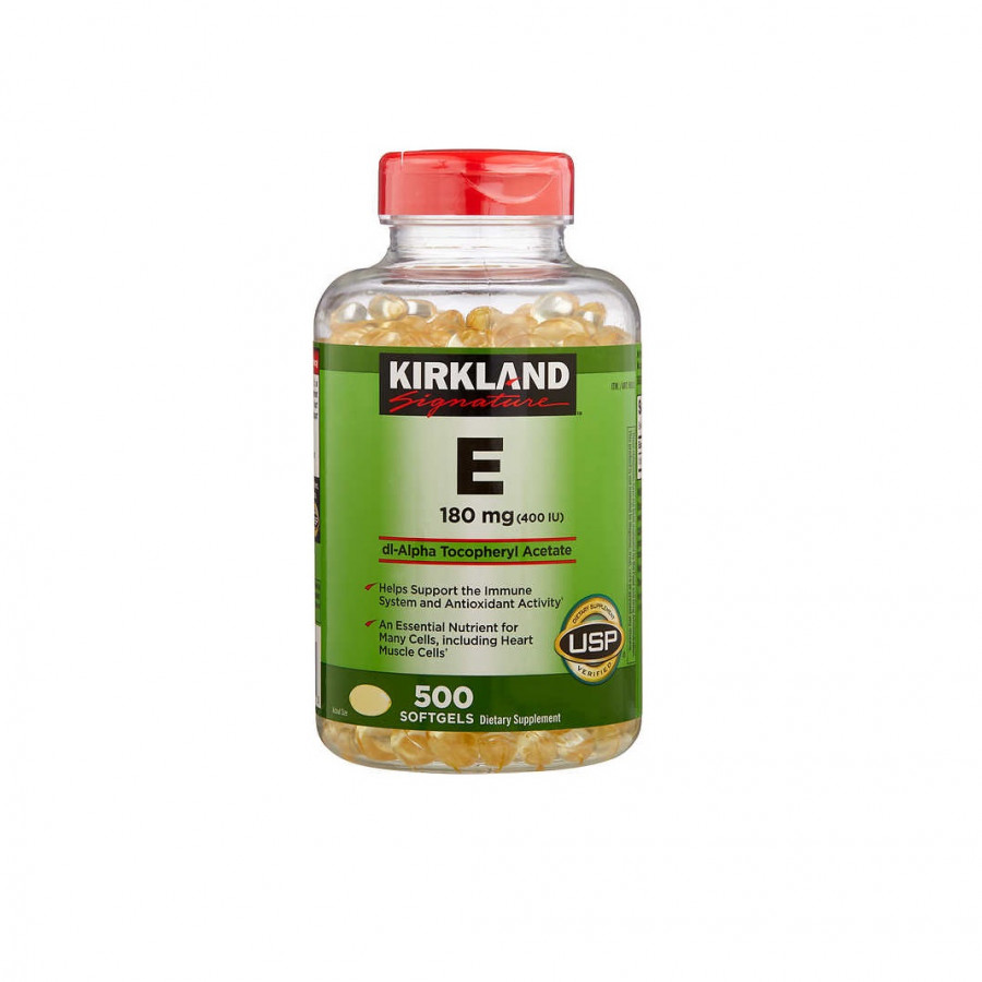Viên uống bổ sung vitamin e kirkland 500 viên