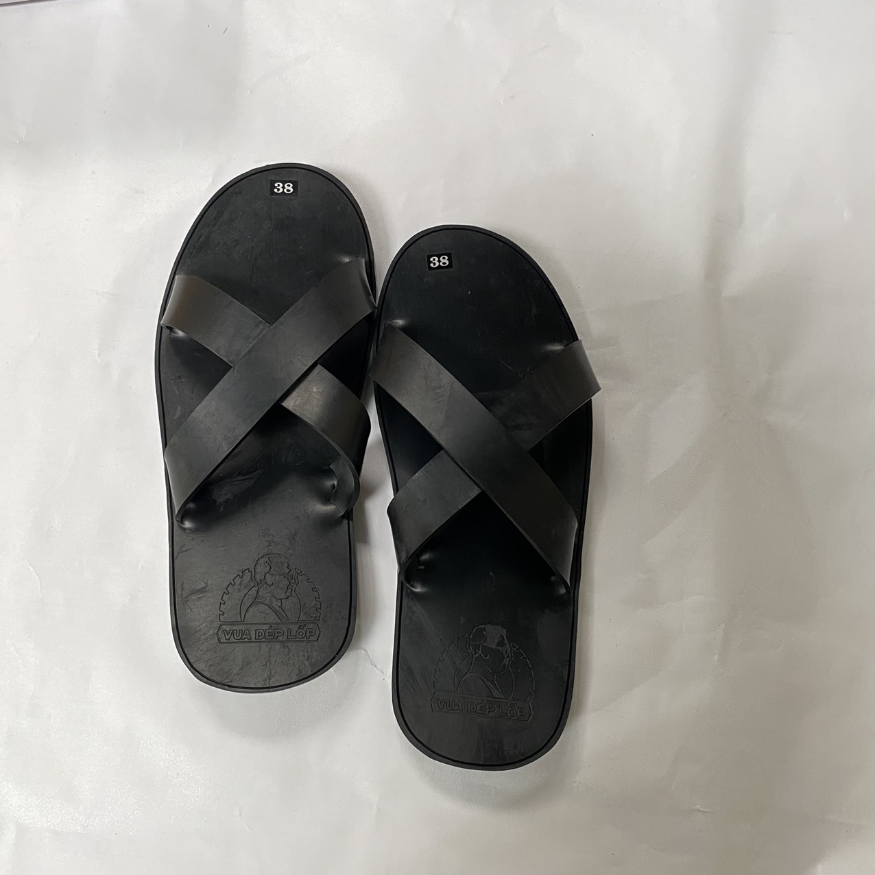 ❤️ [DÉP CAO SU NAM] ❤️ - 2 quai chéo quai nhỏ làm thủ công từ lốp oto của Nghệ nhân Vua Dép Lốp Phạm Quang Xuân