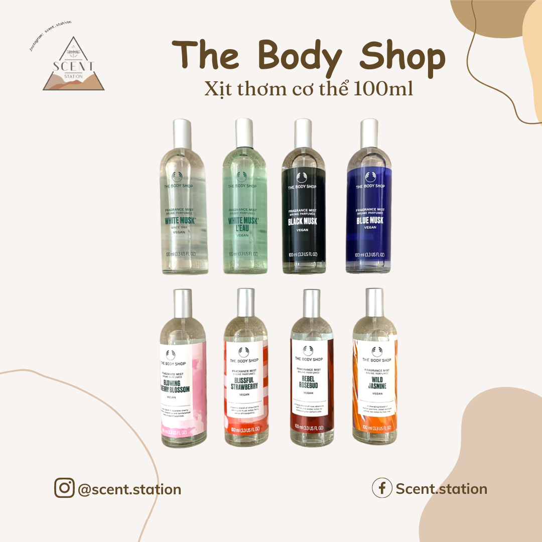 Xịt thơm cơ thể Body mist The Body Shop 100ml
