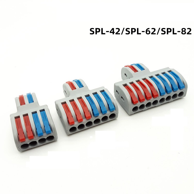 Cút nối chia dây điện 2 cực 1 ra 3 spl-62, spl-42 chiu tải cao