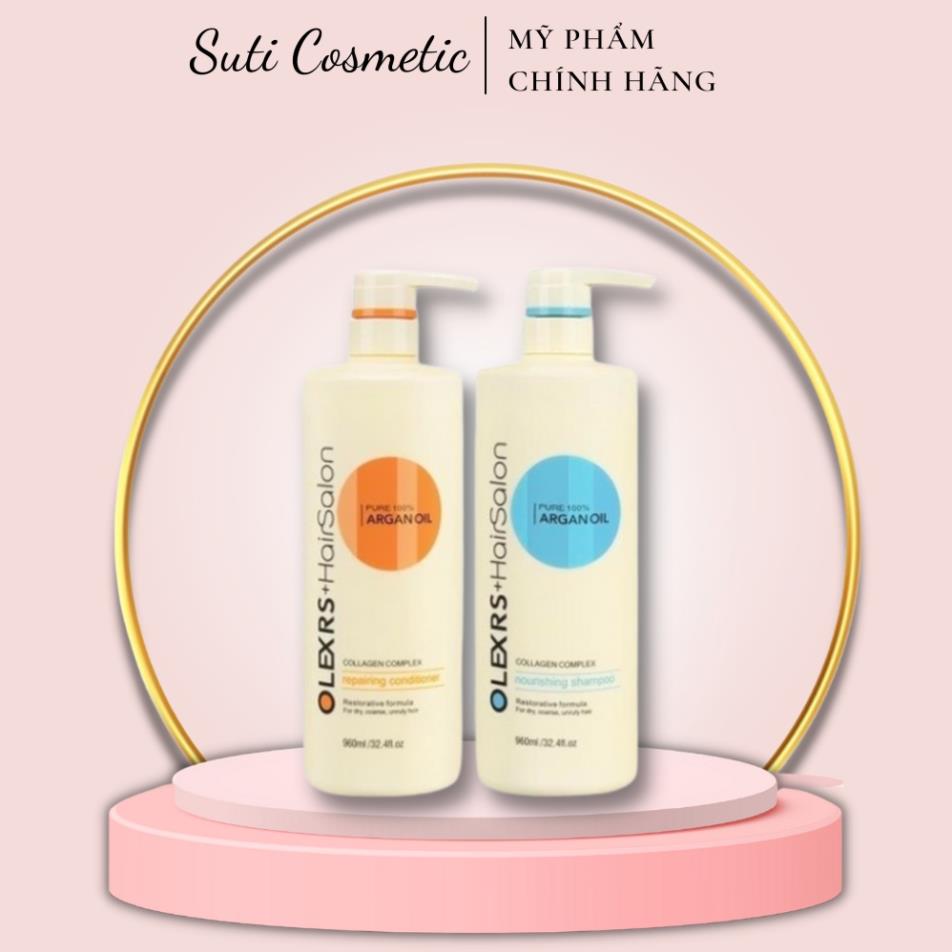 Cặp dầu gội xả olexrs cao cấp giúp mọc tóc siêu thơm siêu mềm mượt
