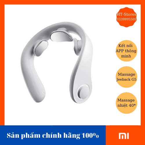 Máy massage cổ thông minh Jeeback G5 3 đầu massage xung nhiệt với 4 chế độ khác nhau làm nóng cơ giúp thư giãn dễ chịu cho người sử dụng