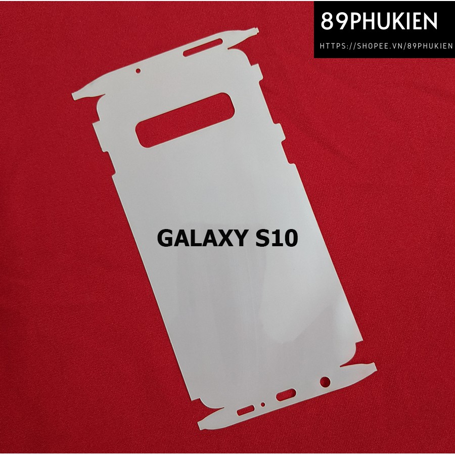 Miếng film bóng dán PPF loại xịn phủ full 99% Samsung Galaxy S10