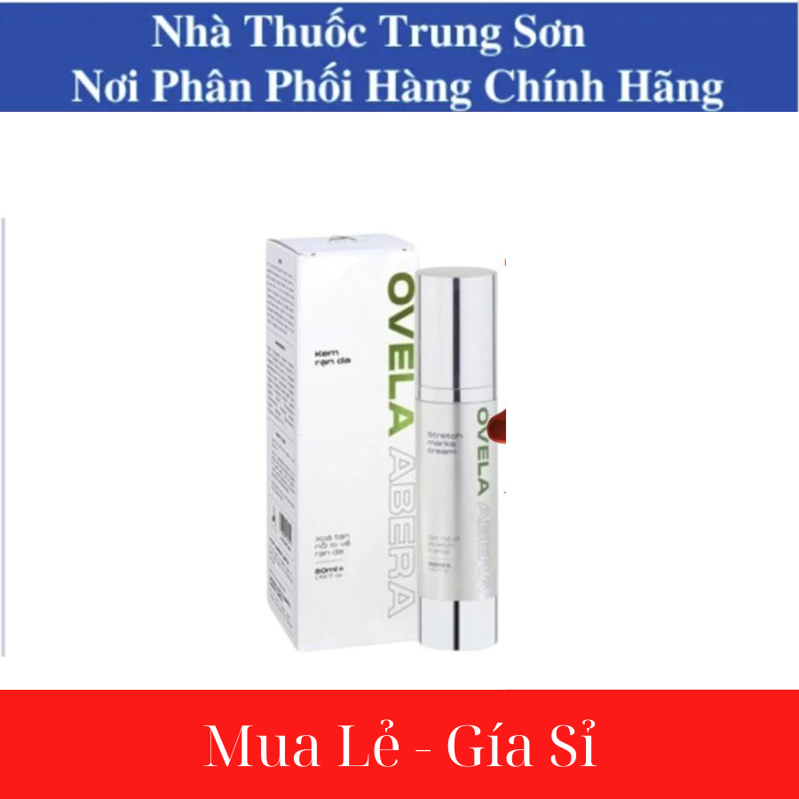 Kem Rạn Da OVELA  ABERA 50ML, Dưỡng Ẩm,  Giảm Rạn Cũ, Ngừa Rạn Mới, Mờ Thâm Bụng, Rạn Da Cho Mẹ Bầu HTHshop - NT TR