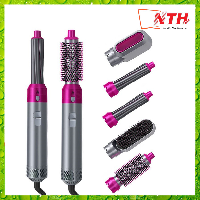 Máy làm tóc airwrap, máy tạo kiểu tóc 5in1: sấy tóc, lược điện, uốn xoăn, uốn...
