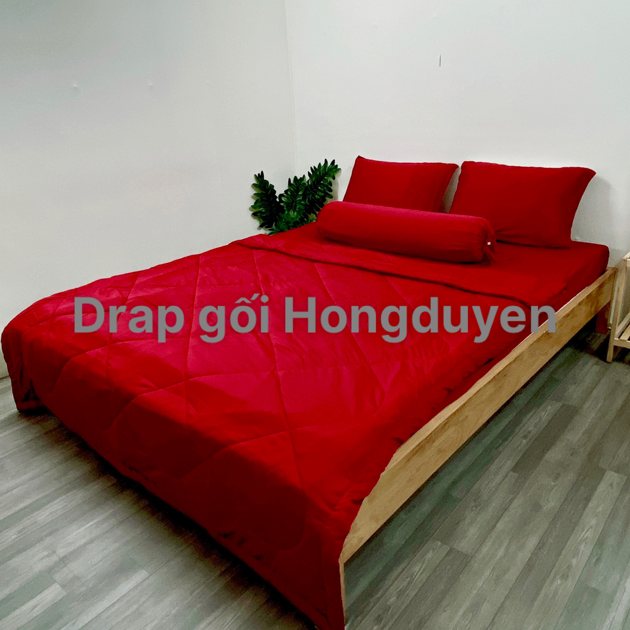 Bộ drap/ga/ra thun trơn màu đỏ đô 1m6/1m8 ko mền/có mền . bộ drap thun. bộ ra thun. bộ grap thun. ga giường - drap giường - ra giường - grap giường.