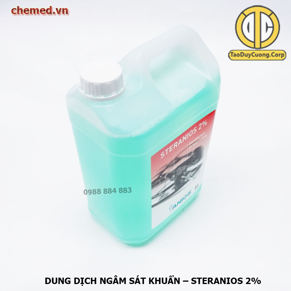 Dung dịch ngâm sát khuẩn Steranios 2 % dùng trong y tế