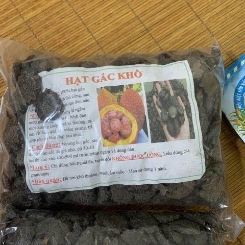 500g [Hàng sẵn] Hạt gấc khô ( Mộc miết tử) dùng ngâm rượu tốt cho người đau xương khớp và phụ nữ sau sinh