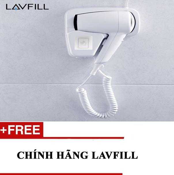 Máy sấy tóc có giá đỡ treo tường cho phòng tắm khách sạn resort Lavfill LFHD-1H (Loại không có ổ cắm)
