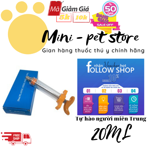 XIRANH NHỰA THÔNG DỤNG 20ML (THÚ Y)