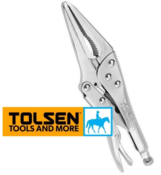 Kìm kềm bấm khóa chết đầu nhọn 9inch 230mm tolsen 10052