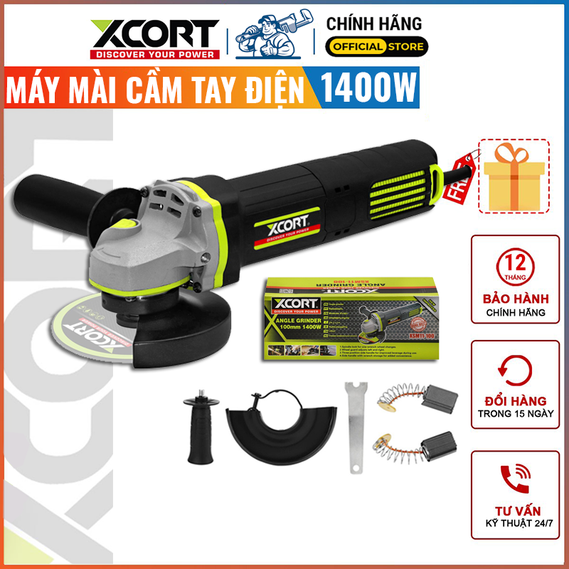 MÁY CẮT CẦM TAY-MÁY MÀI CẦM TAY XCORT 1400W-CHÍNH HÃNG