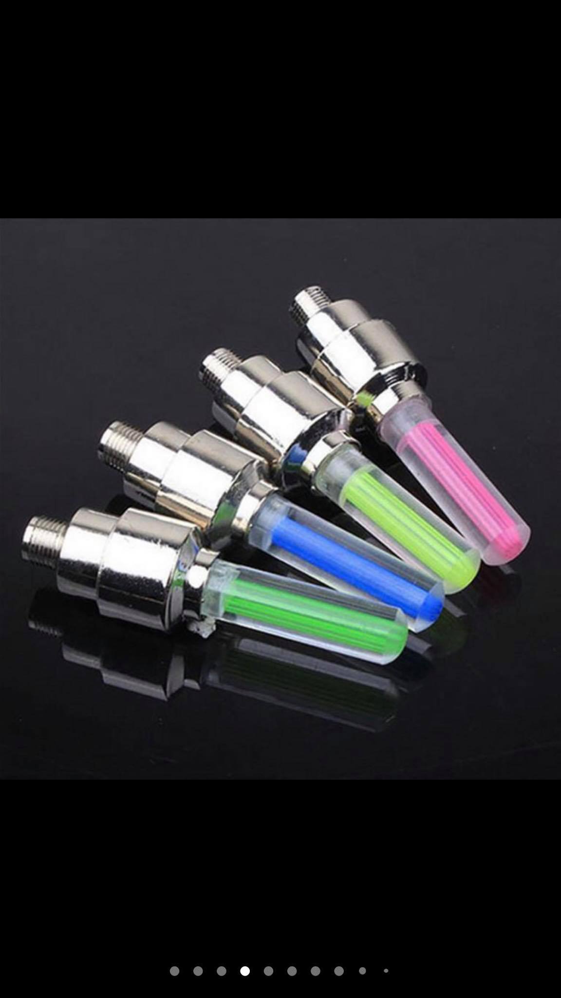 Bộ 2 đèn LED neon gắn van xe đạp/xe máy