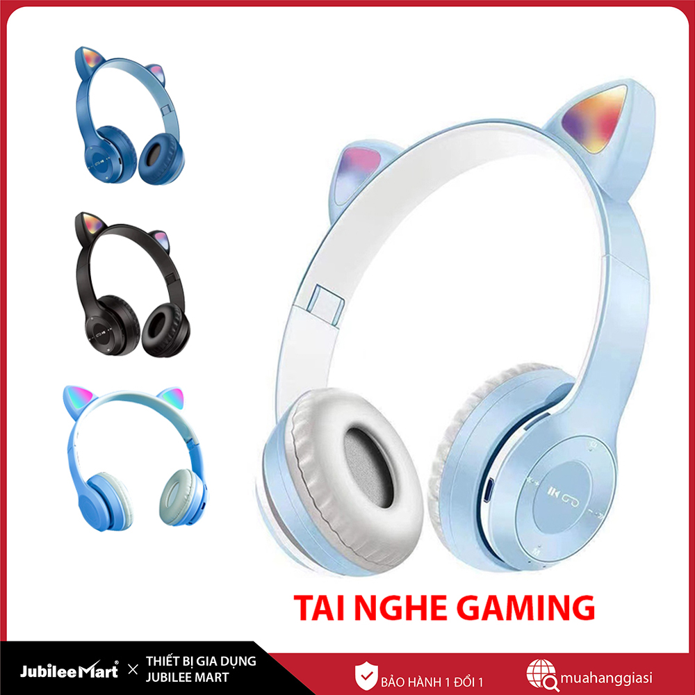 [TẶNG GỐI ĐI XE HƠI ] tai nghe chụp tai cho điện thoại, tai nghe chụp tai có dây, tai nghe chụp tai thời trang hàn quốc
