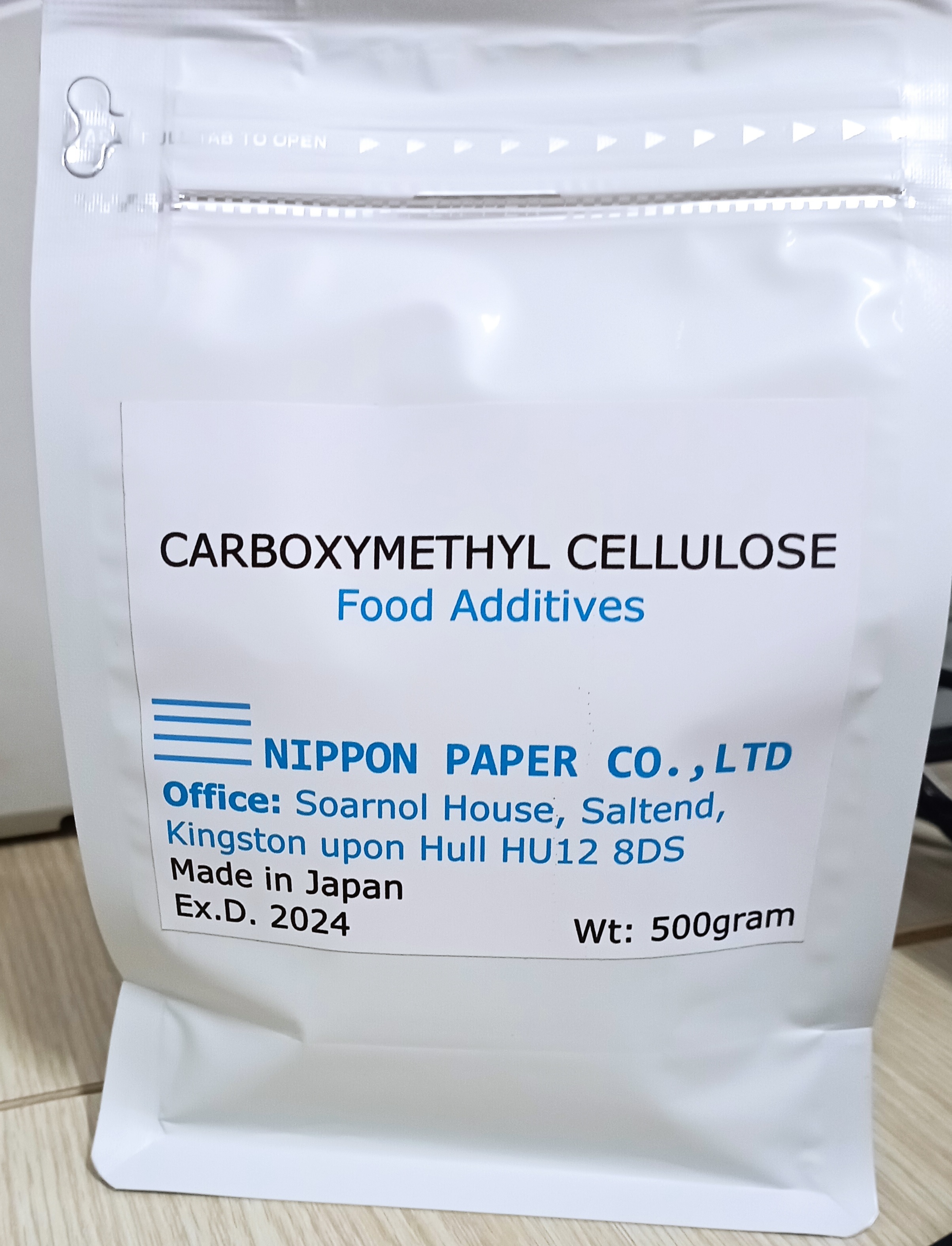 [HCM]CMC - Chất tạo dai tạo nhớt tạo đầy trong mì gói gốm sứ kem nước súp trong mỹ phẩm y tế  (túi 500gram)