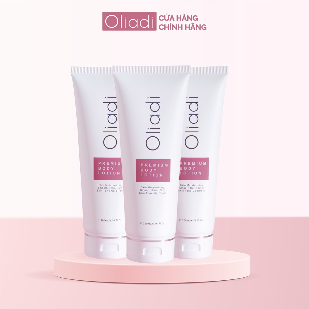 Kem body oliadi nano siêu trắng da nuôi dưỡng làn da phục hồi trắng hồng từ sâu bên trong dung tích 200ml