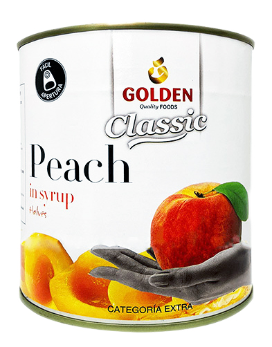 Đào lon giòn 820gram hiệu Golden Bồ Đào Nha