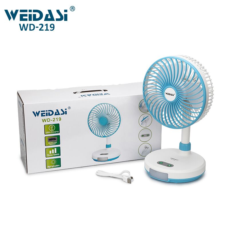 Quạt mini sạc tích điện weidasi wd-219