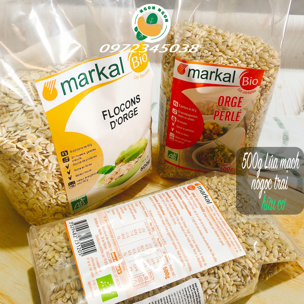 Hạt lúa mạch ngọc trai hữu cơ Markal - Pearl Barley
