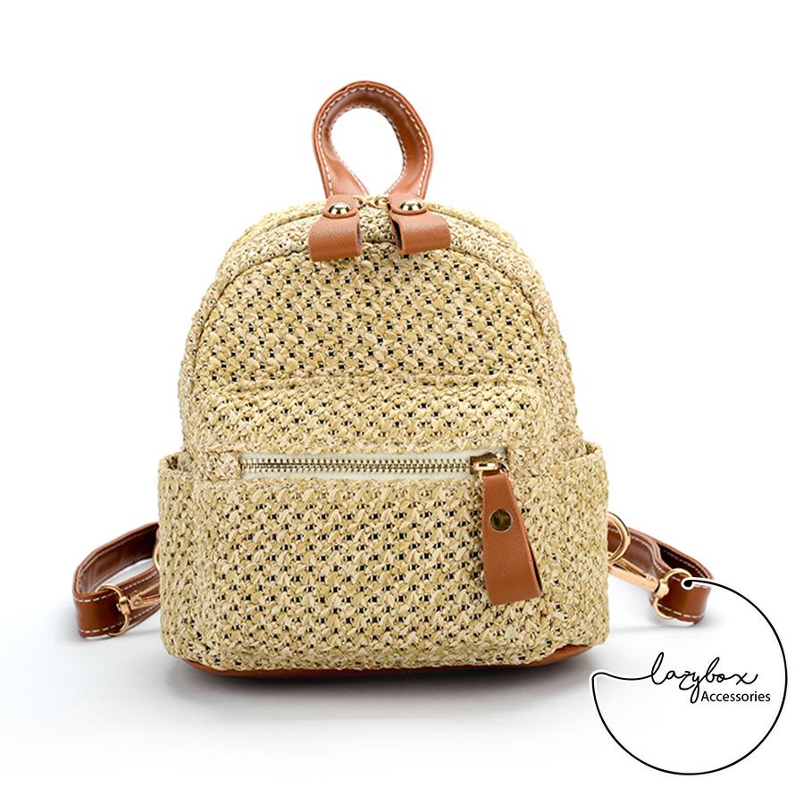 Balo cói balo mini nữ thời trang