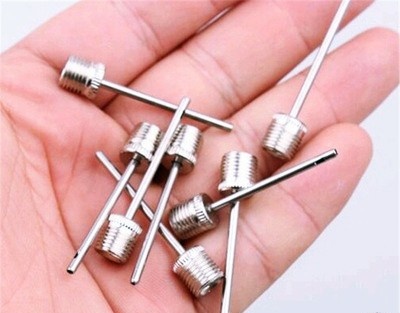 Combo 10 Kim Bơm Bóng Inox Dùng Để Bơm Bóng Đá Bóng Rổ Bóng Chuyền Bơm Phao (Tặng bơm cầm tay mini)