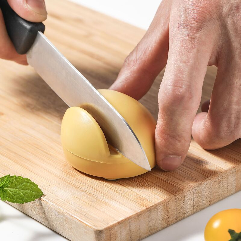 Đá mài dao kéo mini hình ếch có đế chống trơn trượt