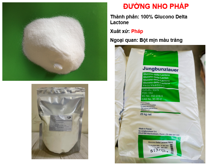 Đường nho Pháp Jungbunzlauer 500g (hàng nhập khẩu)