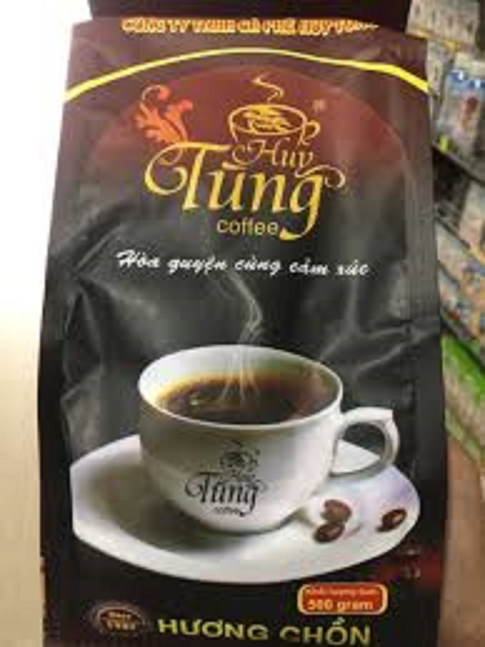 Cà phê huy tùng 500g, cà phê rang xay thơm ngon