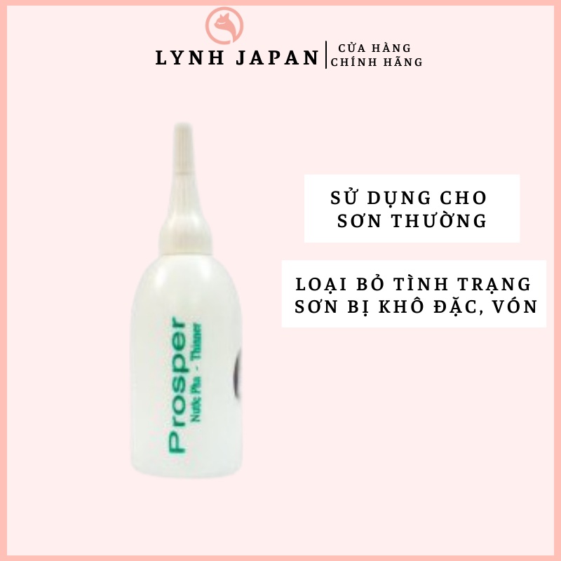 Nước pha sơn móng tay dành cho sơn thường Prosper 30ml