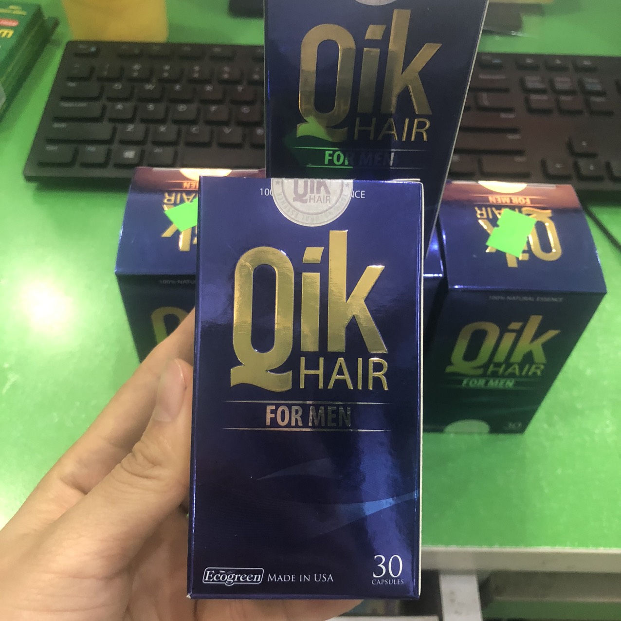 Qik Hair For Men ( MUA 3 TẶNG 1h 15v)