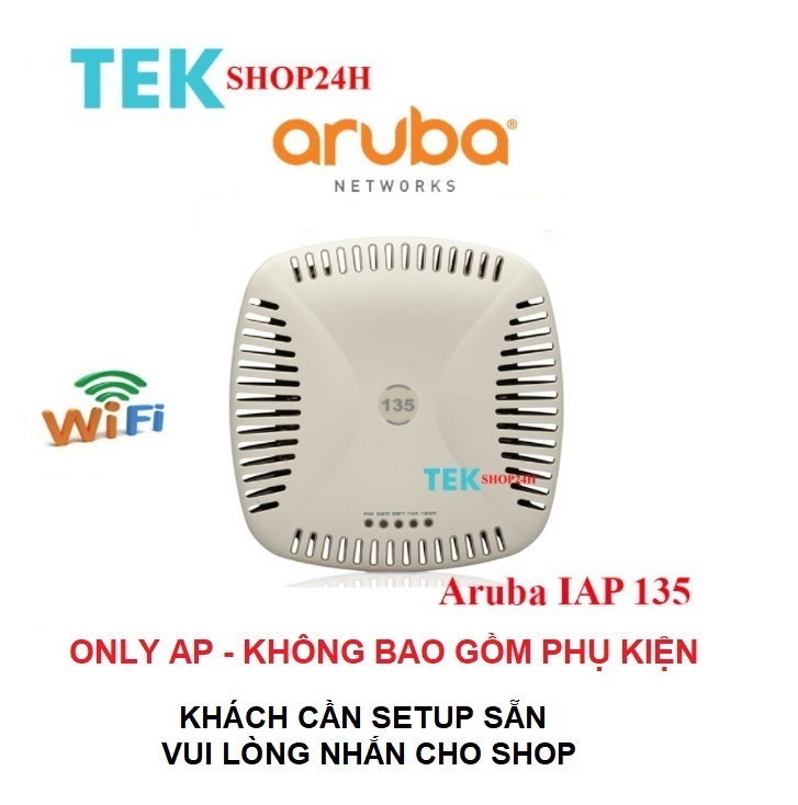 Bộ phát wifi, thiết bị phát wifi aruba 135 only ap hàng qua sử dụng bh 6 tháng