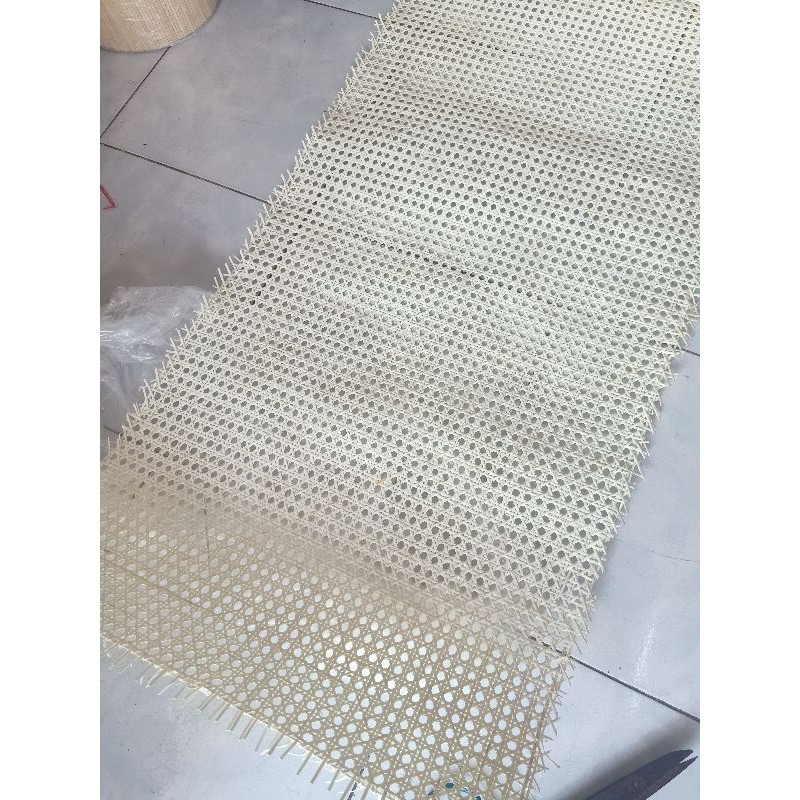 Mành mây đan mắt cáo tự nhiên khổ cao 0.6m