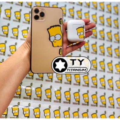 Tem Simpson lấp ló phản quang dán xe điện thoại