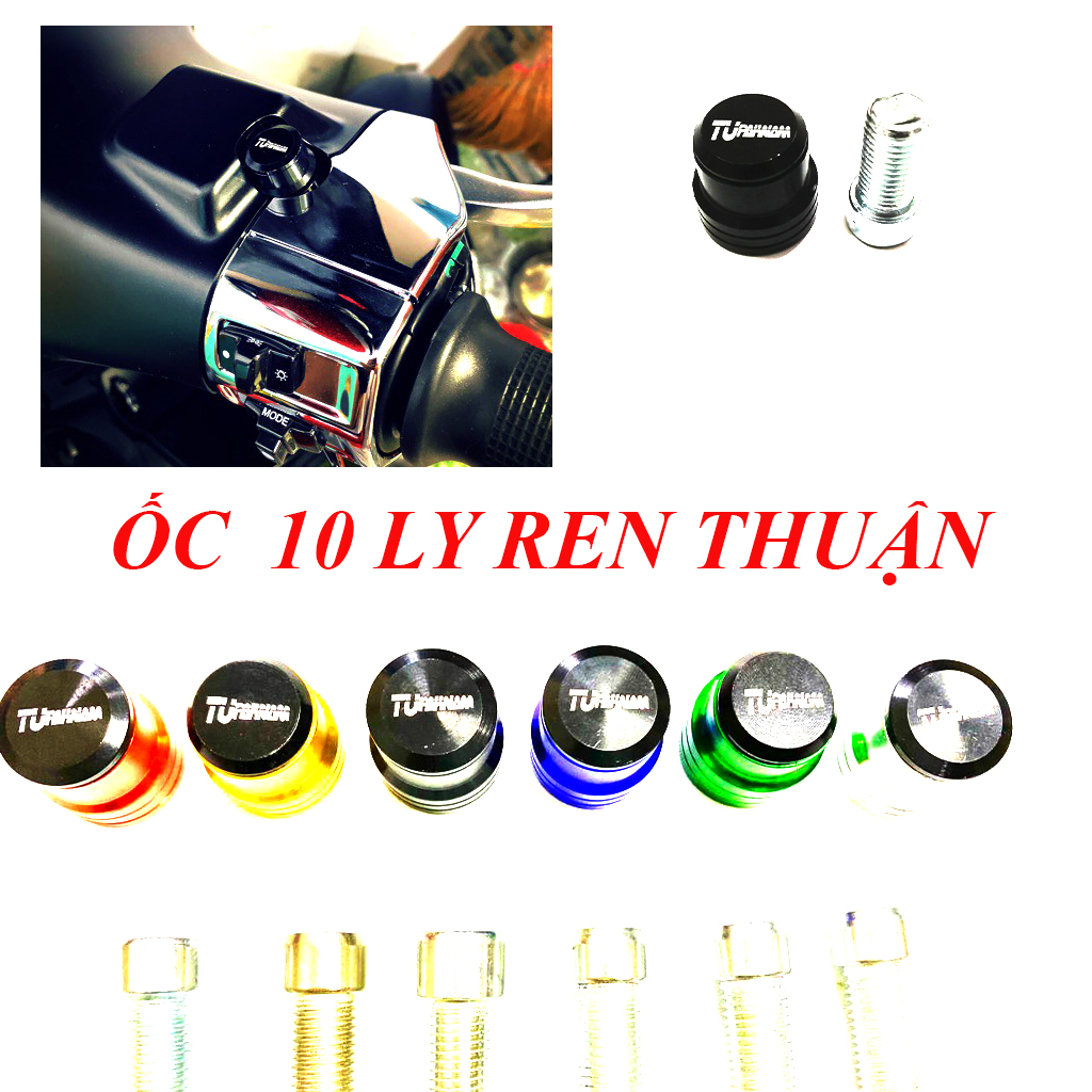 Nút bịt chân gương full màu